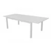 Table Genes 160/240x100 En Aluminium Blanc -Petit Coin Vert Magasin table genes 160240x100 en aluminium blanc