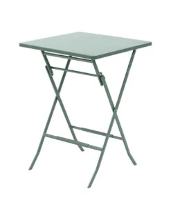 Table Greensboro Haute Carrée 2 Places - Acier - Vert Olive
