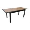 Table Louisiane II Extensible - Aluminium Graphite Plateau OAK - L.147/187 X L.80 X H.76 Cm 1 Table Louisiane II Extensible - Aluminium Graphite Plateau OAK - L.147/187 X L.80 X H.76 Cm -Petit Coin Vert Magasin table louisiane ii extensible aluminium graphite plateau oak 4
