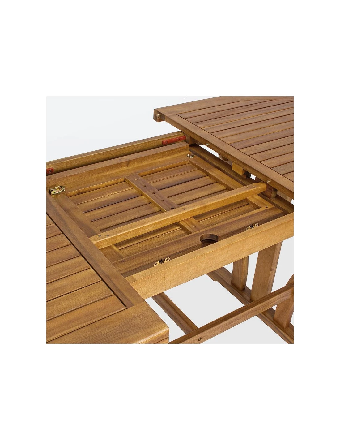 Table Ovale Extensible Acacia Noémi 150/200 X 90 Cm 4 Table Ovale Extensible Acacia Noémi 150/200 X 90 Cm – Image 2