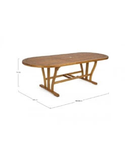 Table Ovale Extensible Acacia Noémi 180/240 X 100cm 13 Table Ovale Extensible Acacia Noémi 180/240 X 100cm -Petit Coin Vert Magasin table ovale extensible acacia noemi 180240 x 100cm 1 5