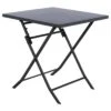 Table Pliante Carrée Greensboro 2 Places - Graphite 2 Table Pliante Carrée Greensboro 2 Places - Graphite -Petit Coin Vert Magasin table pliante carree greensboro 2 places graphite