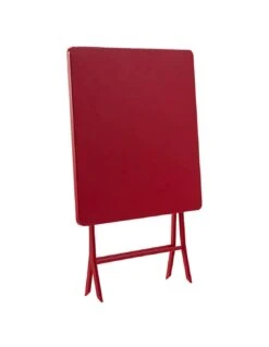 Table Pliante Carrée Greensboro 2 Places - Groseille 9 Table Pliante Carrée Greensboro 2 Places - Groseille -Petit Coin Vert Magasin table pliante carree greensboro 2 places groseille 2