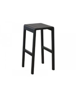 Tabouret Haut Antonino - Aluminium Graphite