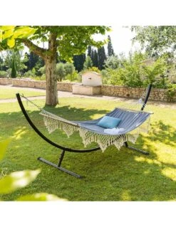 Toile De Hamac Rialto - L.200 X P.100 Cm - Perle 6 Toile De Hamac Rialto - L.200 X P.100 Cm - Perle -Petit Coin Vert Magasin toile de hamac rialto l200 x p100 cm perle 1