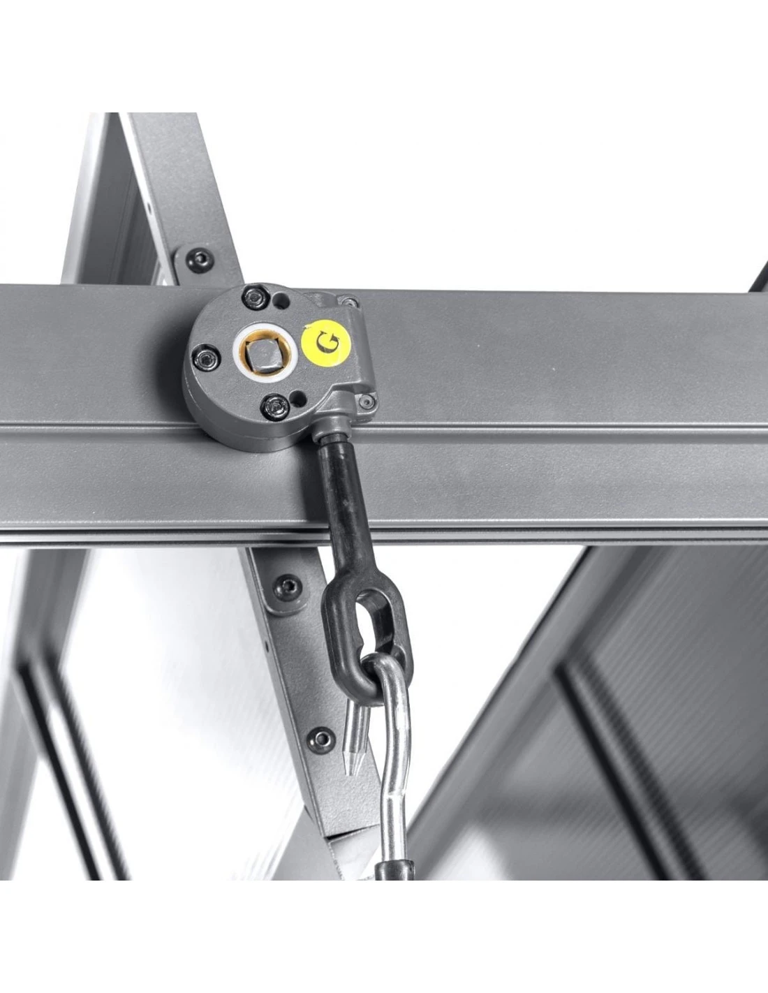 Tonnelle Belize 3 X 3.8 M - Aluminium Graphite Et Polycarbonate 6 Tonnelle Belize 3 X 3.8 M - Aluminium Graphite Et Polycarbonate – Image 4