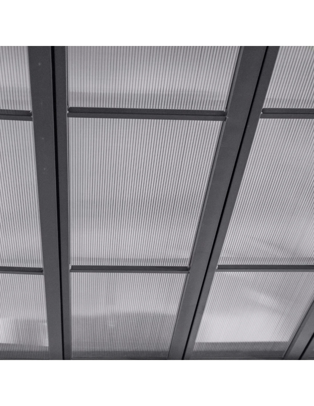 Tonnelle Belize 3 X 3.8 M - Aluminium Graphite Et Polycarbonate 7 Tonnelle Belize 3 X 3.8 M - Aluminium Graphite Et Polycarbonate – Image 5