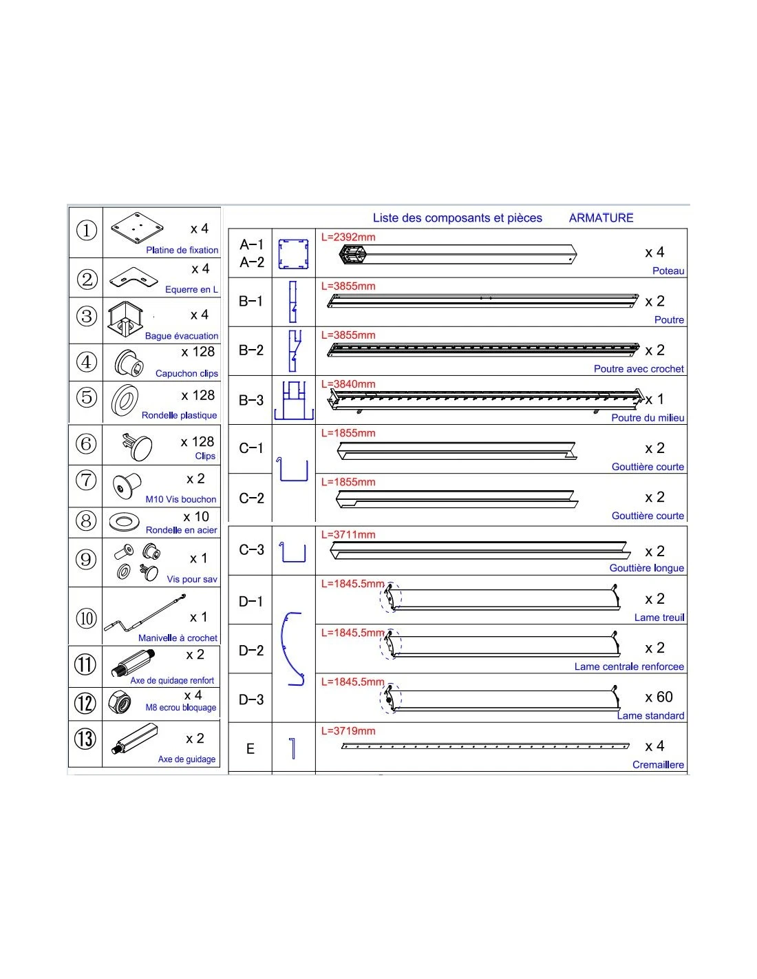 Tonnelle Bioclimatique Eris Manuel 4x4m En Aluminium Grey Blanc 16 Tonnelle Bioclimatique Eris Manuel 4x4m En Aluminium Grey Blanc – Image 14