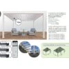 Tonnelle Bioclimatique Zéphir 3x4 M En Aluminium Avec Lames Motorisées - Gris 2 Tonnelle Bioclimatique Zéphir 3x4 M En Aluminium Avec Lames Motorisées - Gris -Petit Coin Vert Magasin tonnelle bioclimatique zephir 3x4 m en aluminium avec lames motorisees 15