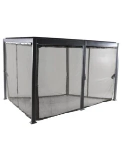 Tonnelle De Jardin Avila 3x4 M - Aluminium Graphite 13 Tonnelle De Jardin Avila 3x4 M - Aluminium Graphite -Petit Coin Vert Magasin tonnelle de jardin avila 3x4 m aluminium graphite 4