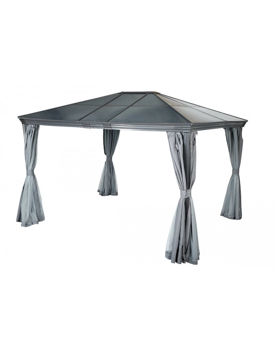 Tonnelle De Jardin Belize 3,60 X 3 M - Aluminium Et Polycarbonate 5 Tonnelle De Jardin Belize 3,60 X 3 M - Aluminium Et Polycarbonate – Image 3