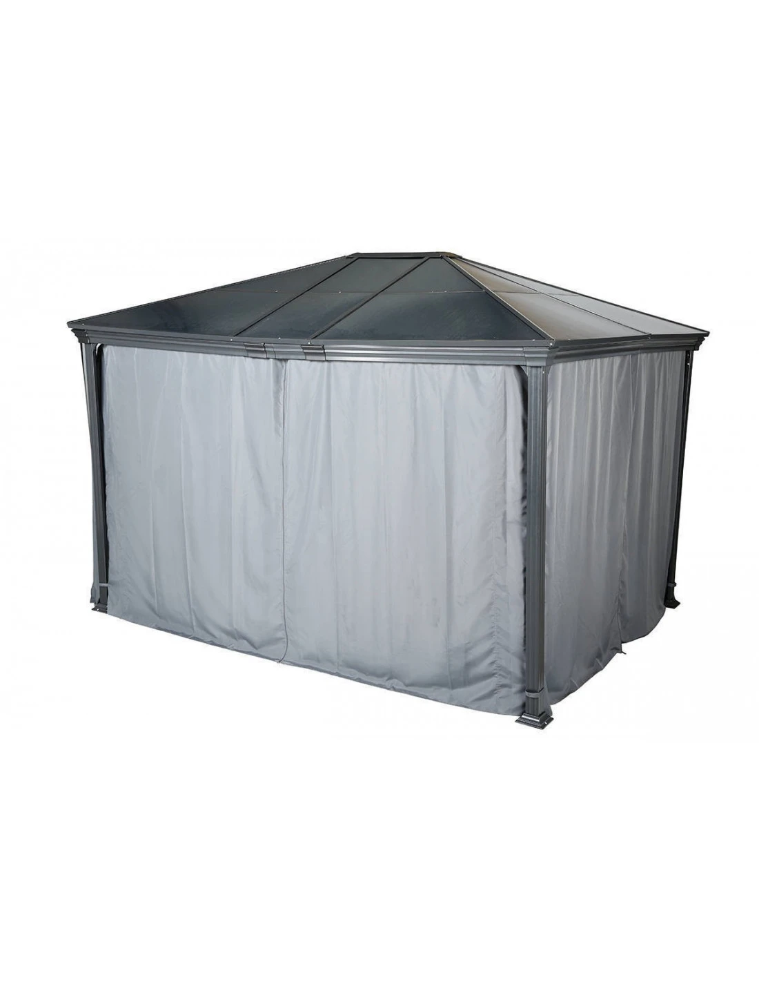 Tonnelle De Jardin Belize 3,60 X 3 M - Aluminium Et Polycarbonate 6 Tonnelle De Jardin Belize 3,60 X 3 M - Aluminium Et Polycarbonate – Image 4