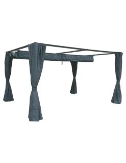 Tonnelle De Jardin Palmeira Ardoise 3 X 4 M - Toit Rétractable 10 Tonnelle De Jardin Palmeira Ardoise 3 X 4 M - Toit Rétractable -Petit Coin Vert Magasin tonnelle de jardin palmeira ardoise 3 x 4 m toit retractable 2