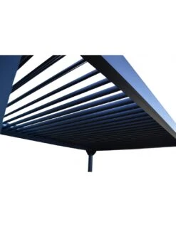 Tonnelle Zéphir Bioclim 3x4 M En Aluminium Avec Lames Orientables - Gris -Petit Coin Vert Magasin tonnelle zephir bioclim 3 x 4m en aluminium avec lames orientables 5