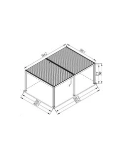 Tonnelle Zéphir Bioclim 6x4 M En Aluminium Avec Lames Orientables 23 Tonnelle Zéphir Bioclim 6x4 M En Aluminium Avec Lames Orientables -Petit Coin Vert Magasin tonnelle zephir bioclim 6x4 m en aluminium avec lames orientables 1
