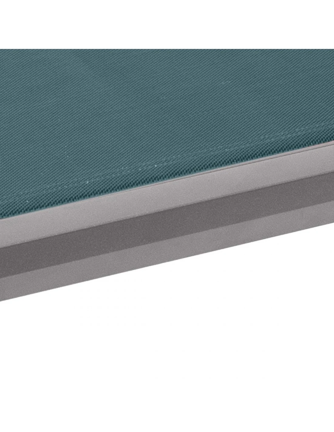 Transat De Jardin Milenio - 5 Positions - Aluminium Et Texaline - Graphite / Bleu Canard 8 Transat De Jardin Milenio - 5 Positions - Aluminium Et Texaline - Graphite / Bleu Canard – Image 6