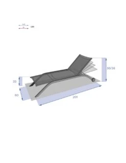 Transat De Jardin Milenio - 5 Positions - Aluminium Et Texaline - Noisette / Tonka 10 Transat De Jardin Milenio - 5 Positions - Aluminium Et Texaline - Noisette / Tonka -Petit Coin Vert Magasin transat de jardin milenio 5 positions aluminium et texaline noisette tonka 3