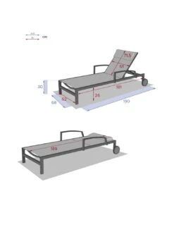 Transat De Jardin Ocala 4 Positions Aluminium Et Texaline - Graphite / Anthracite 14 Transat De Jardin Ocala 4 Positions Aluminium Et Texaline - Graphite / Anthracite -Petit Coin Vert Magasin transat de jardin ocala 4 positions aluminium et texaline 18