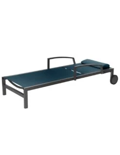 Transat De Jardin Ocala 4 Positions Aluminium Et Texaline - Graphite / Bleu Canard 12 Transat De Jardin Ocala 4 Positions Aluminium Et Texaline - Graphite / Bleu Canard -Petit Coin Vert Magasin transat de jardin ocala 4 positions aluminium et texaline 2