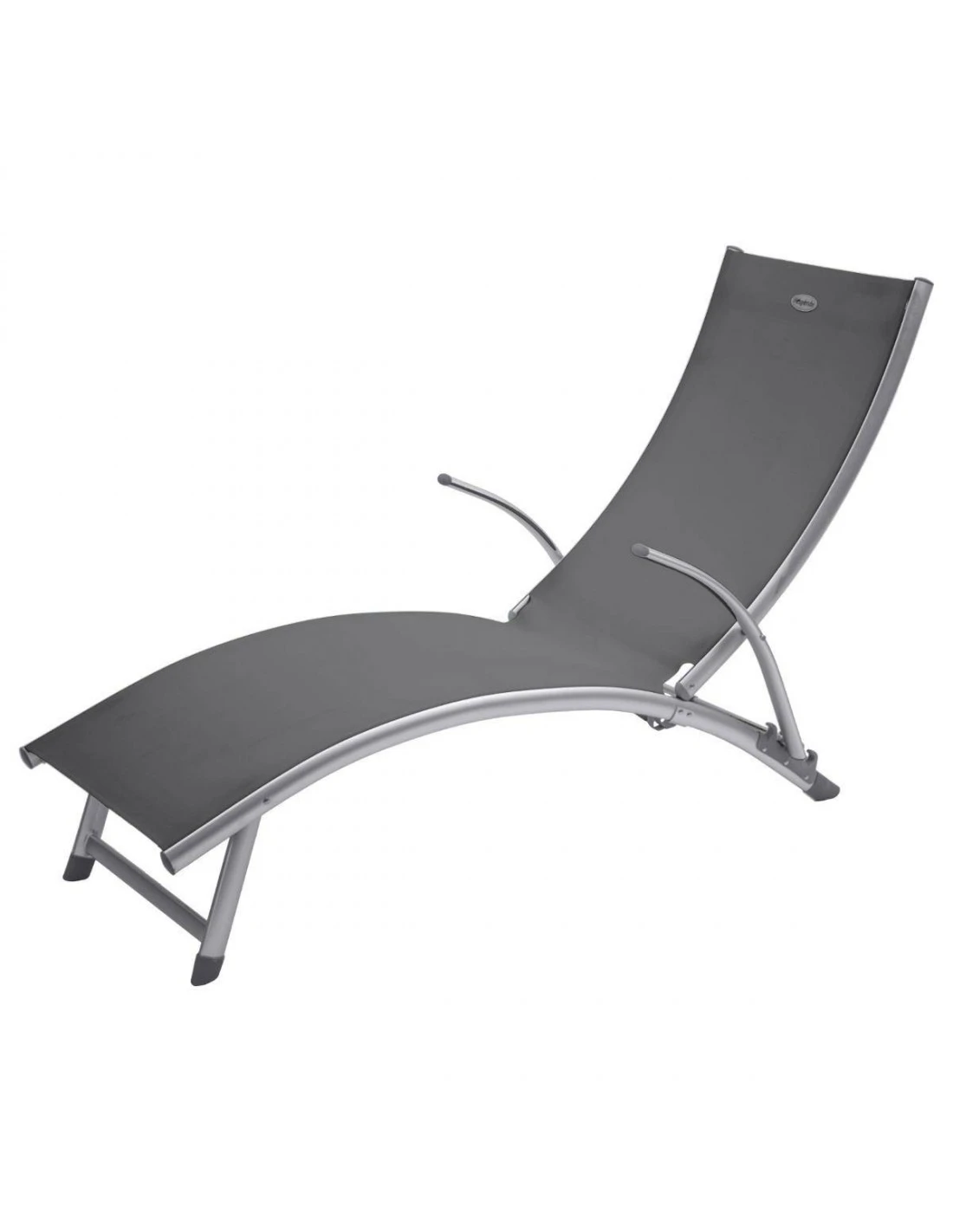 Transat Pliant Samba - 4 Positions - Aluminium Anodisé - Ardoise 3 Transat Pliant Samba - 4 Positions - Aluminium Anodisé - Ardoise