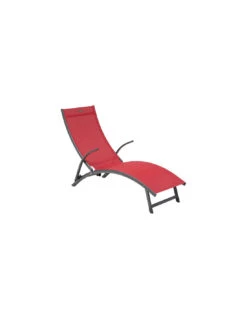 Transat Pliant Samba - 4 Positions - Aluminium Anodisé - Graphite / Grenade 11 Transat Pliant Samba - 4 Positions - Aluminium Anodisé - Graphite / Grenade -Petit Coin Vert Magasin transat pliant samba 4 positions aluminium anodise graphite grenade 4