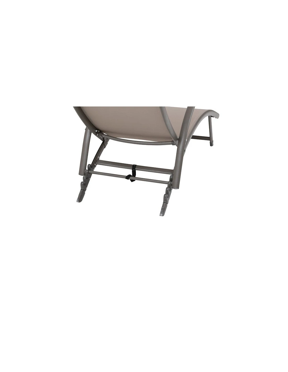 Transat Pliant Samba - 4 Positions - Aluminium Anodisé - Noisette / Praline 5 Transat Pliant Samba - 4 Positions - Aluminium Anodisé - Noisette / Praline – Image 3