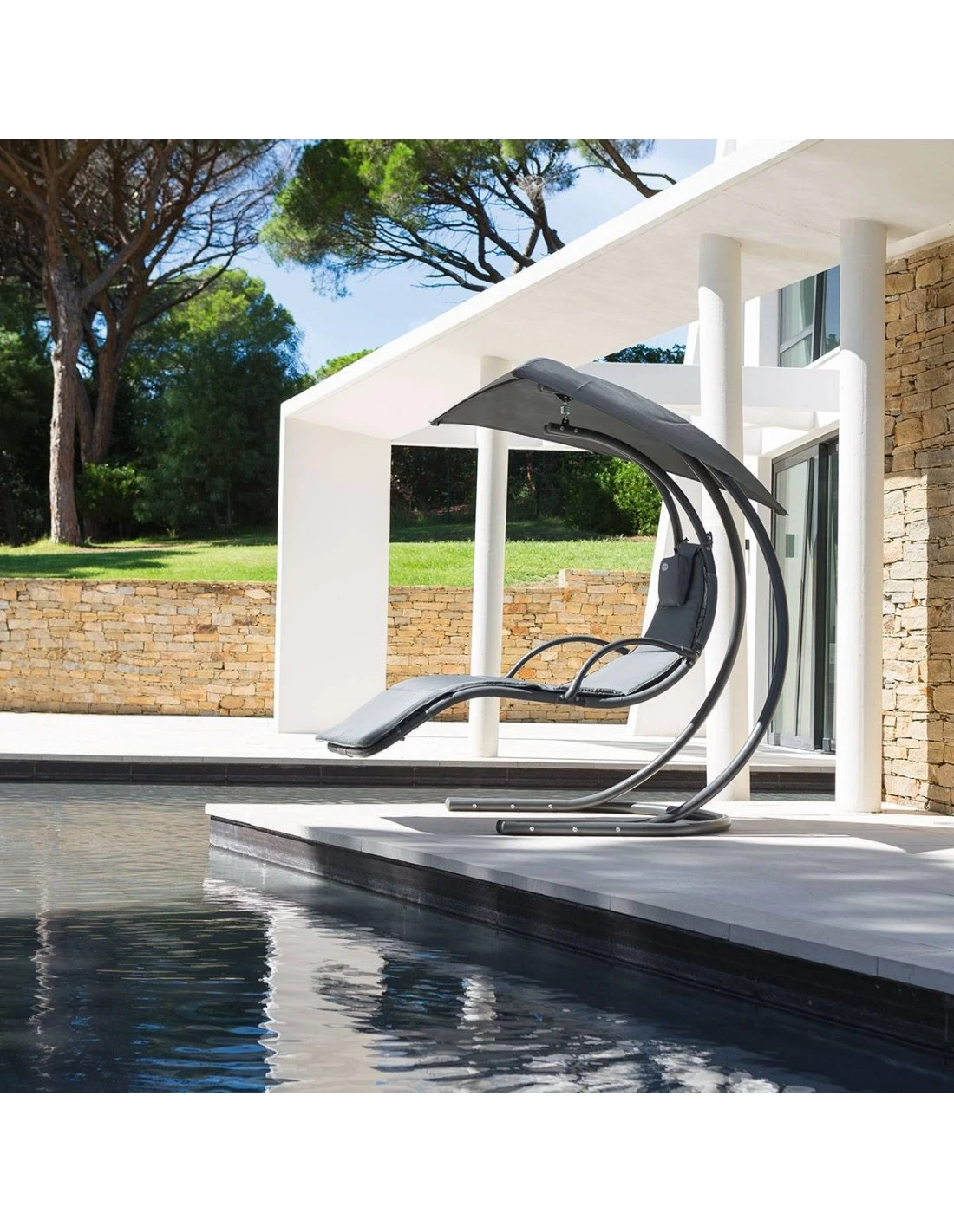 Transat Suspendu Majorque Ardoise En Acier époxy 3 Transat Suspendu Majorque Ardoise En Acier époxy