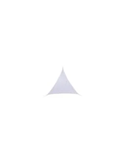 Voile D'ombrage Curacao Triangulaire 2 X 2 X 2 M - Polyester - Blanc 6 Voile D'ombrage Curacao Triangulaire 2 X 2 X 2 M - Polyester - Blanc -Petit Coin Vert Magasin voile d ombrage curacao triangulaire 2 x 2 x 2 m polyester blanc 1