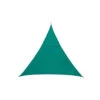 Voile D'ombrage Curacao Triangulaire 2 X 2 X 2 M - Polyester - Emeraude -Petit Coin Vert Magasin voile d ombrage curacao triangulaire 2 x 2 x 2 m polyester emeraude