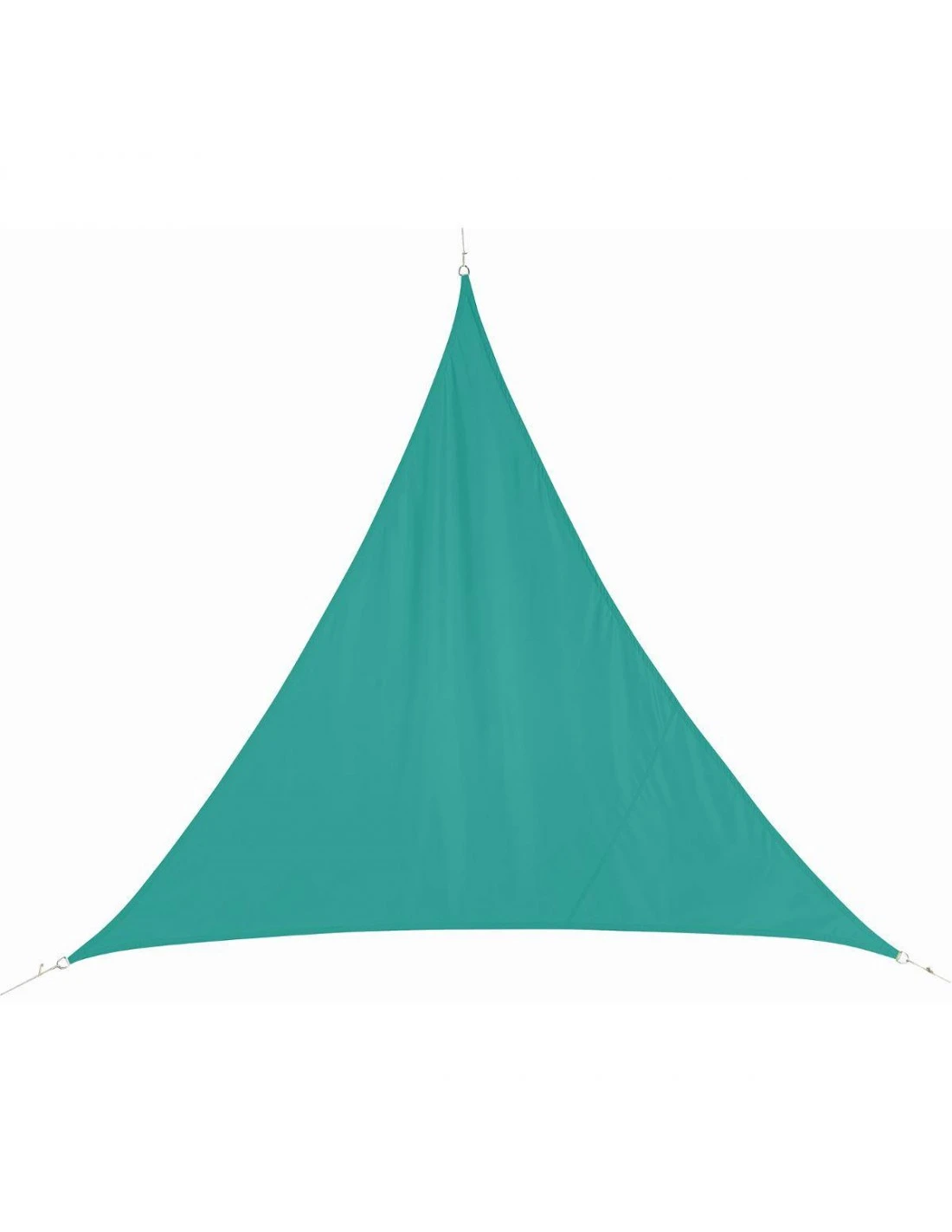 Voile D'ombrage Curacao Triangulaire 3 X 3 X 3 M - Polyester - Emeraude 3 Voile D'ombrage Curacao Triangulaire 3 X 3 X 3 M - Polyester - Emeraude