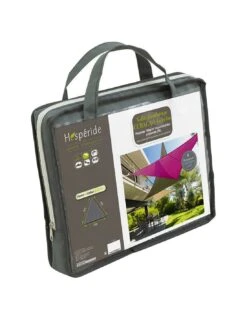 Voile D'ombrage Curacao Triangulaire 4 X 4 X 4 M - Coloris Au Choix - Ardoise -Petit Coin Vert Magasin voile d ombrage curacao triangulaire 4 x 4 x 4 m coloris au choix 2