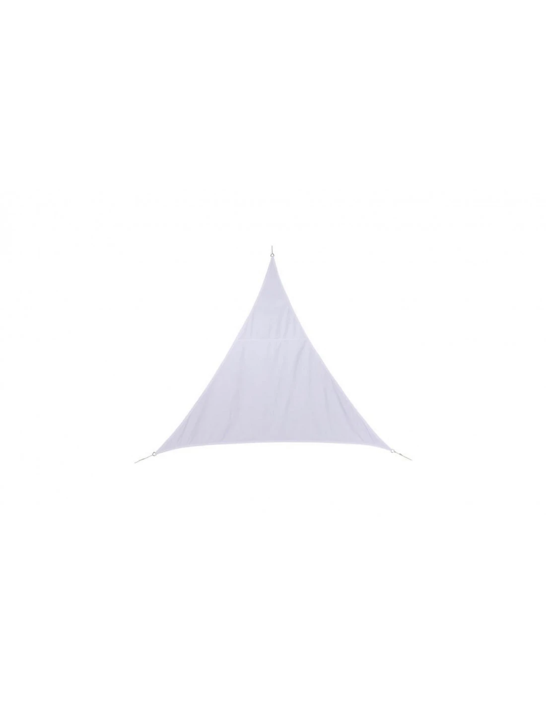 Voile D'ombrage Curacao Triangulaire 5 X 5 X 5 M - Blanc 3 Voile D'ombrage Curacao Triangulaire 5 X 5 X 5 M - Blanc