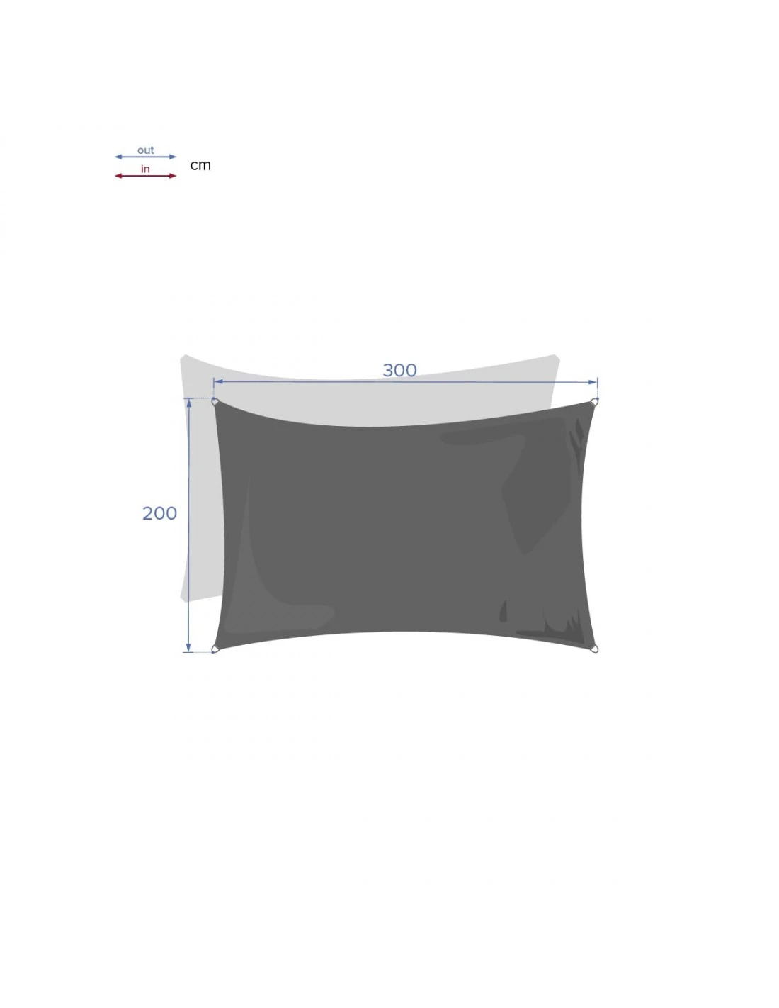 Voile D'ombrage Rectangulaire Curacao 2 X 3 M - Emeraude 5 Voile D'ombrage Rectangulaire Curacao 2 X 3 M - Emeraude – Image 3