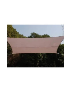 Voile D'ombrage Rectangulaire Curacao 2 X 3 M - Taupe 6 Voile D'ombrage Rectangulaire Curacao 2 X 3 M - Taupe -Petit Coin Vert Magasin voile d ombrage rectangulaire curacao 2 x 3 m taupe 1
